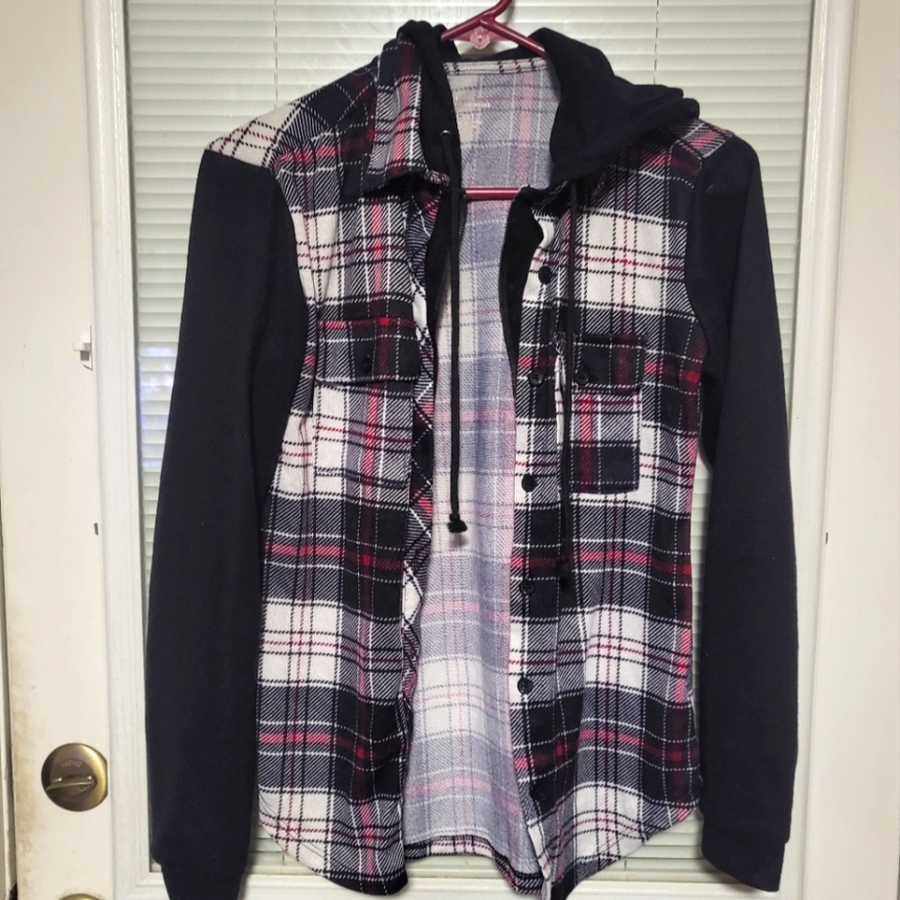 Long sleeve "flannel" shirt